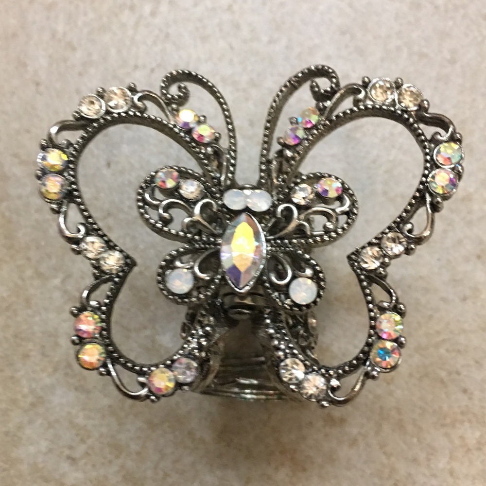 Special Occasion/Prom Crystal & Opal Butterfly